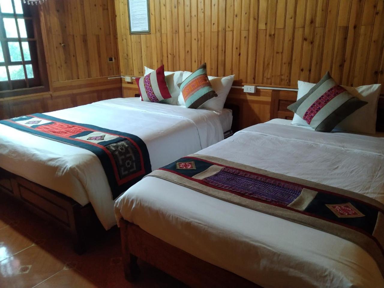A Lin Homestay Bac Ha Bac Hà Exterior foto