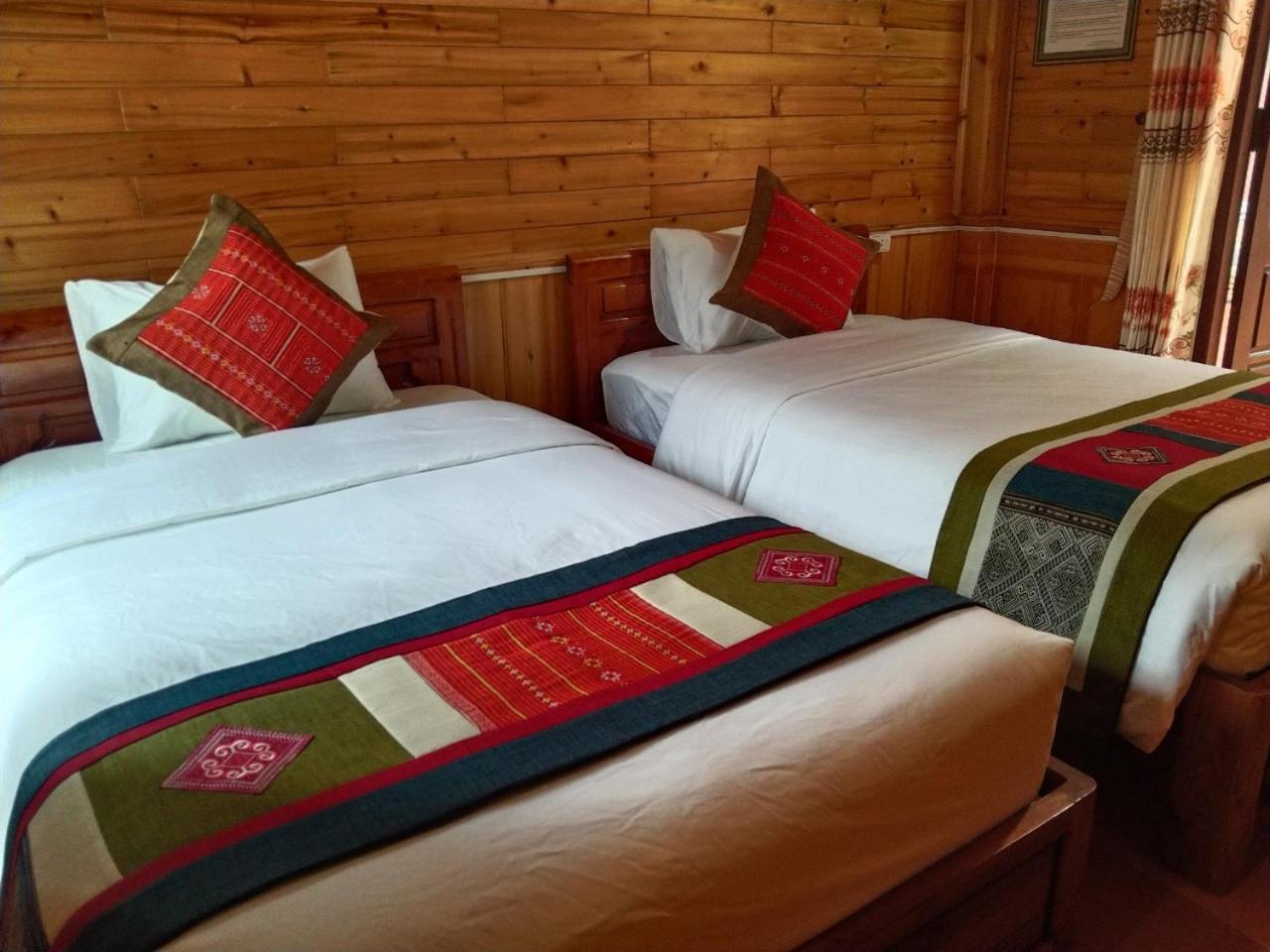 A Lin Homestay Bac Ha Bac Hà Exterior foto