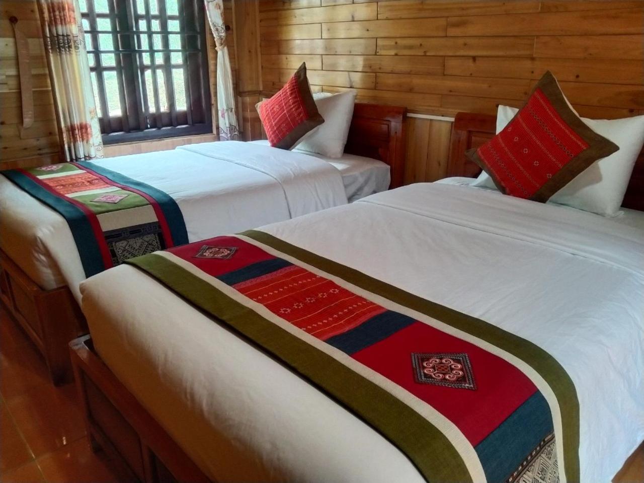 A Lin Homestay Bac Ha Bac Hà Exterior foto