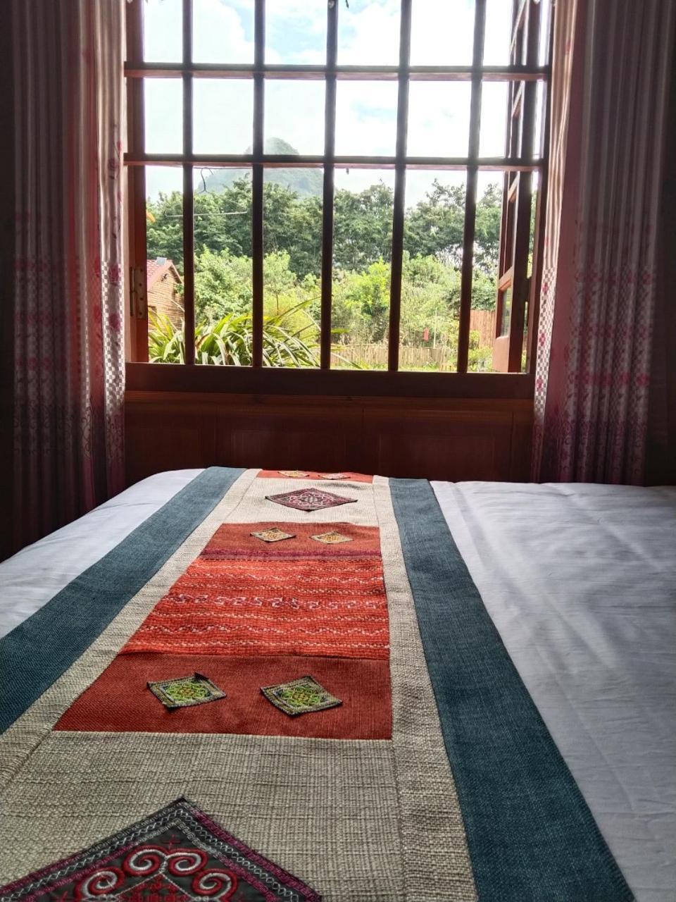 A Lin Homestay Bac Ha Bac Hà Exterior foto