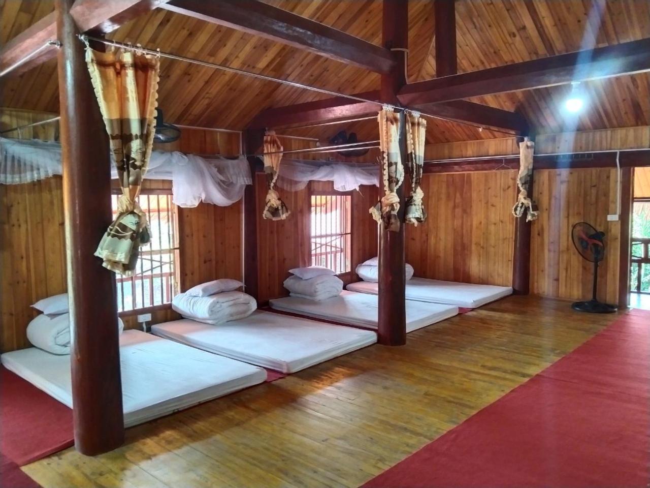 A Lin Homestay Bac Ha Bac Hà Exterior foto